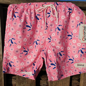 Okanui Pink Dry Fit Shorts
