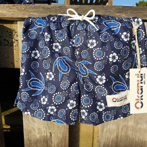 Okanui Kids Blue Dry Fit Shorts